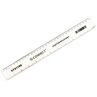 Q-Connect Ruler Shatterproof 300mm Clear Q-Connect Ruler Shatterproof 300mm Clear