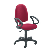 Jemini High Back Operator Chair Claret KF50173 Jemini High Back Operator Chair Claret KF50173